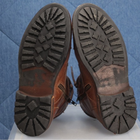 Crevo Camden 225 Cap Toe Chestnut Leather Boot Brown Side Zip Men’s US Sz 10 - Picture 9 of 9